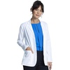 image:imageCherokee Lab Coat Women 28 amp 30 Medical Scrub Consultation Lab Coat Long Sleeve with 3 Pockets Easy Care  CK451White