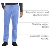 image:imageCherokee Revolution Unisex Scrub Pants for Men amp Women Tapered LegCiel Blue