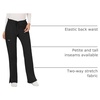 image:imageCherokee WW Revolution Scrub Pants for Women Mid Rise Flare Pant 5 PocketsBlack