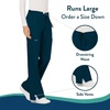 image:imageCherokee WW Revolution Scrub Pants for Women Mid Rise Flare Pant 5 PocketsCaribbean Blue