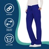 image:imageCherokee WW Revolution Scrub Pants for Women Mid Rise Flare Pant 5 PocketsGalaxy Blue