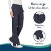 image:imageCherokee WW Revolution Scrub Pants for Women Mid Rise Flare Pant 5 PocketsPewter