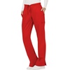 image:imageCherokee WW Revolution Scrub Pants for Women Mid Rise Flare Pant 5 PocketsRed