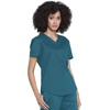image:imageCherokee WW Revolution Scrub Tops Women V Neck Tuckable Shirt 1 PocketCaribbean Blue