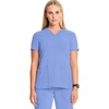 image:imageCherokee Infinity Scrub Tops Women VNeck Slim Fit 2 Pocket 360 StretchCiel