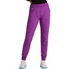 image:imageCherokee Infinity Womens Mid Rise Jogger Scrub Pants RibKnit Waist 6 Pockets 360 Stretch MoistureWicking  CK080ABright Violet