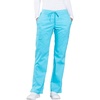 image:imageCherokee WW Revolution Scrub Pants for Women Mid Rise Flare Pant 5 PocketsTurquoise
