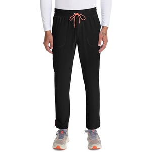 image:imageCherokee Infinity Straight Leg Mens Scrub Pants Zip Fly 6 PocketsBlack