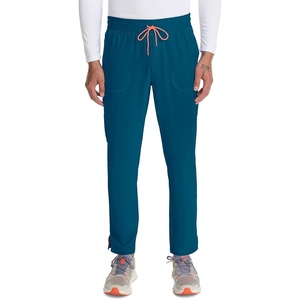 image:imageCherokee Infinity Straight Leg Mens Scrub Pants Zip Fly 6 PocketsCaribbean Blue