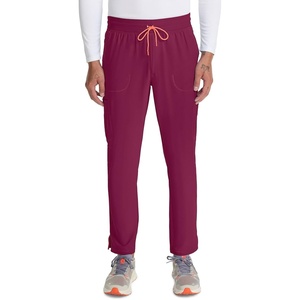 image:imageCherokee Infinity Straight Leg Mens Scrub Pants Zip Fly 6 PocketsWine