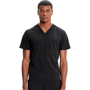 image:imageCherokee Infinity V Neck Mens Scrub Top 1 Pocket Classic FitBlack