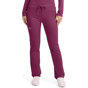 image:imageCherokee Revolution Unisex Scrub Pants for Men amp Women Tapered LegWine